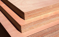 Plywood core decorative boards