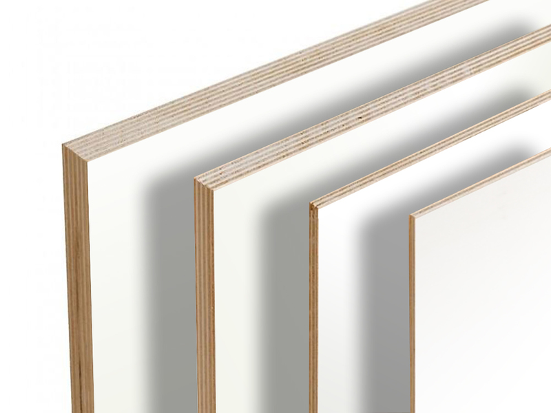Plywood BRCPLY SMT W White Melamine Birch Plywood decorative board